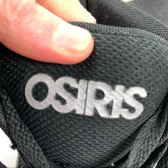 Osiris Black Sparkle Hi Top Skate Shoes size 5 - Picture 5 of 8